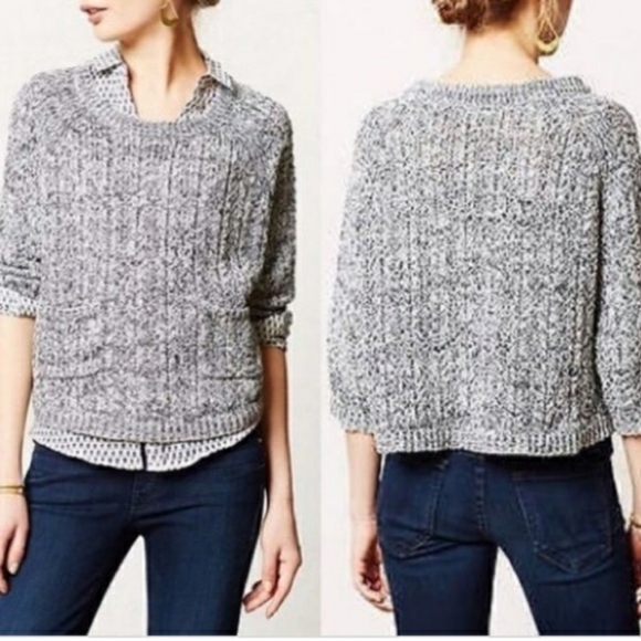 Anthropologie Sweaters - Anthro Moth Cropped Sweater